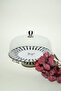 Papillon Enamel Cake Dish with Stand and Lid for Cake Presentation - 2