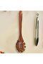 1PC Wood Pasta Spoon Long Handle Noodle Spoon Colander Soup Skimmer Cooking Spoons Scoop Kitchen ... - 4