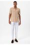 Polo neck knitted short sleeve men's shirt - 6