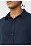 Basic oversize long sleeve linen shirt - 6