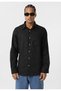 Oversized Long Sleeve Shirt with Pocket Detail - 2