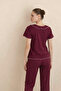 French Collar Bowknot Pajama Set - 3
