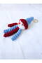 Fan Themed Amigurumi Clown Keychain (18 cm) - 5