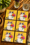Cute Cat Set of 6 Coasters - Uv Printing Mdf - 10X10 cm