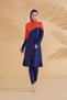H2O Swimmer Series Navy Blue Young Girls Hijab Swimsuit G2316 - 4