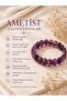 amethyst natural stone bracelet - 2