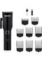 Digital Professional Hair Clipper, Trimmer for Men, GTR56046 | 8 Combs Men Beard Mustache Edger with LED Display | Rechargeable Haircut Kit with Steel Blade