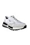 Men's Nubuck Toe-Toe Detail Textile Lace-Up Daily Sports White - 2