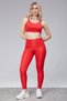 Women's Thin Strap Sports Set High Waist Leggings Crop Top Fitness Combination