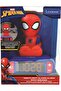 Digital Alarm Night Light Snooze and Marvel Spider Man Superheroes Sound Effects-Boys Clock-Luminous Spiderman, Blue Colour - 7