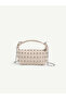 Women's Mini Size Staple Detailed Handbag and Shoulder Bag