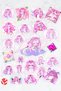 Eternal Sugar Cookie Run Kingdom Phone Laptop Bullet Journal Adhesive Foil Sticker Pack (23 Pcs)