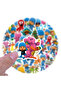Bandai 55pcs Cartoon Pocoyo Cute Decorative Stationery Hand Account Water Cup Computer Waterproof St - 3