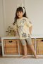 Girl's Cotton Summer Shorts T-Shirt Two-Piece Clothing-Jlb-187