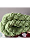 Alize Puffy Hand Knitted Mint Green Baby Blanket 90X90 cm - 2