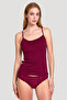 Women's 3-Piece String Strap Tank Top & Panties Double Underwear Set - 100% Cotton Comfortable & Breathable Fabric - 2