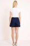 Women's Shorts Skirt High Waist Layered Flounce Mini Length Denim Plain Pattern Comfort Woven Extra Short Cut - 5