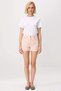 Women's Shorts Denim High Waist Slim Fit Super Mini Length Plain Pattern Rigid Woven Leg Stylish - 4