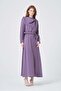 Women's Silk Kupra Dress Plum 31356 - 3