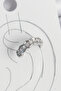 Brass Silver Color Zircon Stone Cartilage Model Women's Earrings 5886 - Teolsa3526-4122