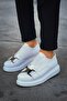 Zrcx297 Premium Men's Elastic Orthopedic Sneaker White - 2