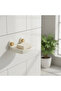 Cream Wall-Mount Soap Storage Rack and Bathroom Organizer – 15 × 10 cm - 2