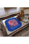 Coffee-Colored Fabric Presentation Napkin |   Tasseled Presentation Napkin - 3