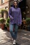 Women's Hooded Front Single Pocket Ethnic Cotton Sweater