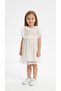 Butterfly Detailed Lace Girls' Dress - 3