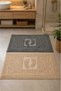 2-Piece Foot Towel-Foot Mat 50*70 cm 2 Pieces - Bathroom - Guest - Dowry 100% Cotton