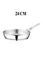 Steel Pan with Glass Lid 24 Stainless Steel - 3
