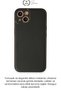 # Case Compatible with iPhone 14 Plus, Coco Leather Look Silicone Cover, Shock Absorbing, Flexible, Soft Protective, Anti-Scratch, Camera Protected, Stylish, Slim, Non-Slip, Premium Phone Accessory - 2