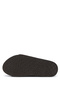 Women's Genuine Leather Brown Flat Slippers - 3