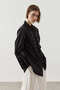 Eyelet Lace-Up Shirt Black - 2