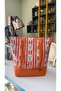 Orange Lobster Patterned Beach Bag - 3