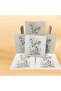 6 قطع من حاملات الأكواب المصنوعة من خشب MDF للزينة ECCECA1010 - 3