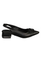 Hk801 V Buckle Short Thick Heel Women's Shoes