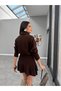 Stylish Pleated Oversized Sweater and Skirt Casual Knitwear Set - 3