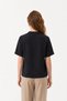 Black Scarf Detailed T-Shirt 8419A - 3