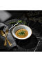 White Porcelain Soup Bowl with Gold Rim | 5 Inch - 2
