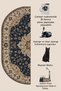 Sdt Traditional Theme Patterned Modern Woven Base Decorative Carpet Sdt1447 - 5