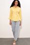 Women's Waist-Fitted Poplin Shirt 20384 - Yellow - 2