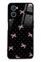 Oppo A96 Glossy Phone Case with Pink Ribbon Design