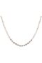 Pearl Women's Necklace, 925 Sterling Silver, Beaded Pendant Necklace, with Pearl, Handmade Adjustable Jewelry