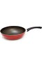 Eco 32cm Red Ceramic Nonstick Aluminium Fry Pan Easy Clean Cookware - 3