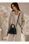 Elegant Croco Black Women's Shoulder and Hand Bag - 2