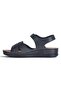 Serra 1110 Black Women's Flat Sandals Shoes - 3