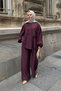 Women's Tunnel Lace Detail Trouser Suit Plum - 4