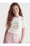 Peak New Season Crew Neck Printed Girls' T-Shirt