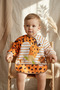 Bambini Waterproof Long Sleeve Bib Set of 2 - Stain-Resistant, Additional Food and Activity Bib with Pockets - 2